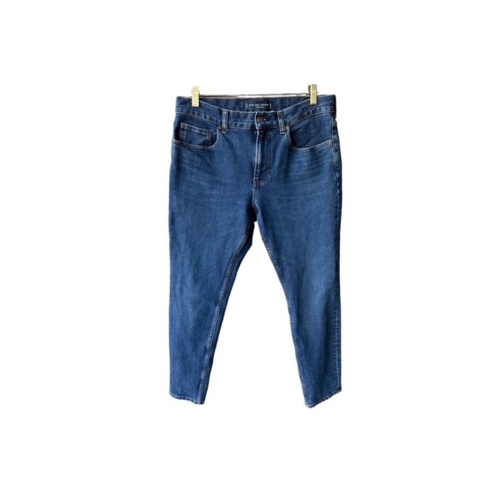 Everlane Uniform Skinny Jeans Dark Wash Blue Organic Cotton Denim Size 31